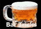Beer mug image and link to pub tricks page.