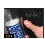 Instruction of handling for money magic illusion.