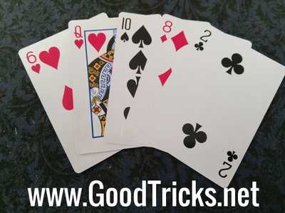 Image showing playing cards with rounded edges.