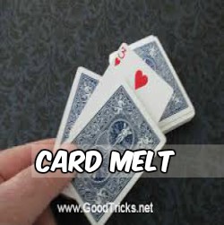 Image showing playing cards for the easy to do card melt trick.