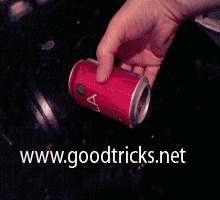 Shake can gently from side to side.