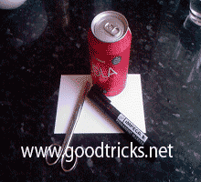 Materials needed for this cool street magic style trick.