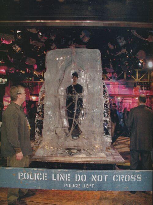 David Blaine stood in a block of ice for almost 3 days for a publicity stunt.